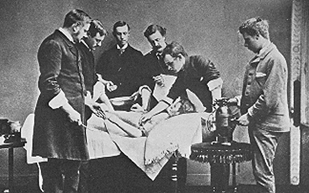 Lord Joseph Lister in Operating Theatre